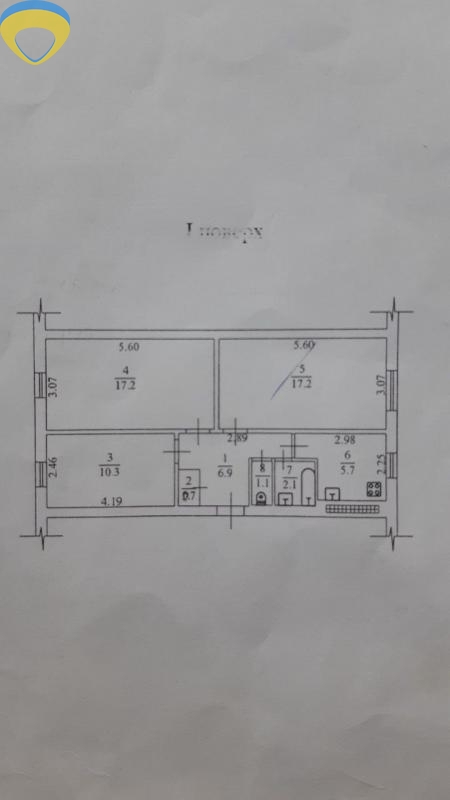 продажа трехкомнатной квартиры номер A-173588 в Суворовском районе, фото номер 7